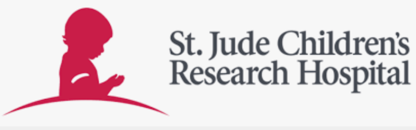 St. Jude Children's Research Hospital logo.